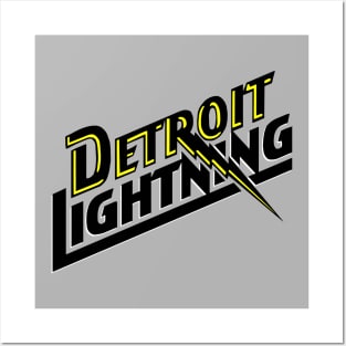 Vintage Detroit Lightning Hockey Posters and Art